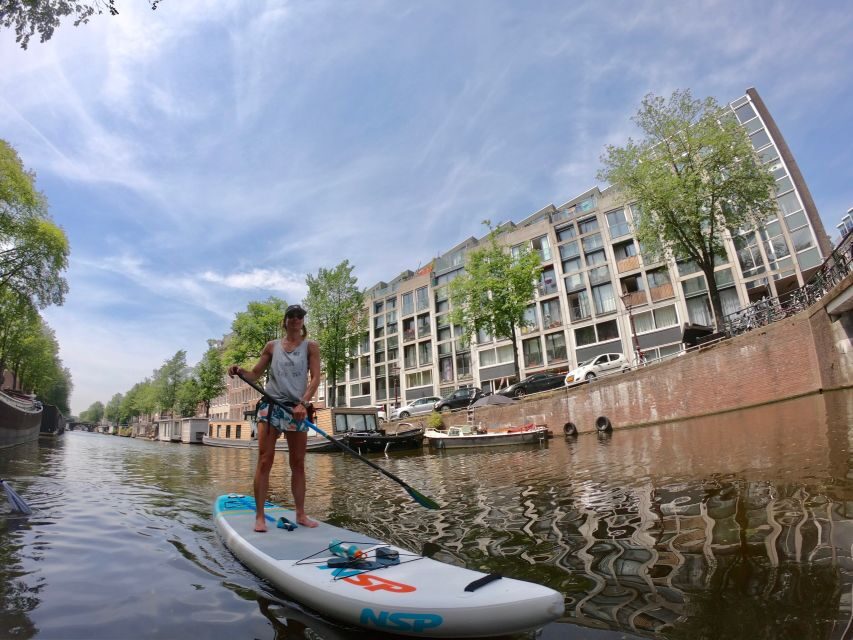 Amsterdam: 2-Hour Stand Up Paddle Board Tour - Under-Bridge Paddling and Canal Criss-Crossing