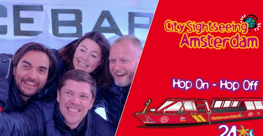 Amsterdam: 24-Hour Hop-On Hop-Off Boat and XtraCold Icebar - XtraCold Icebar on the Amstel: Minus-10°C, Covered
