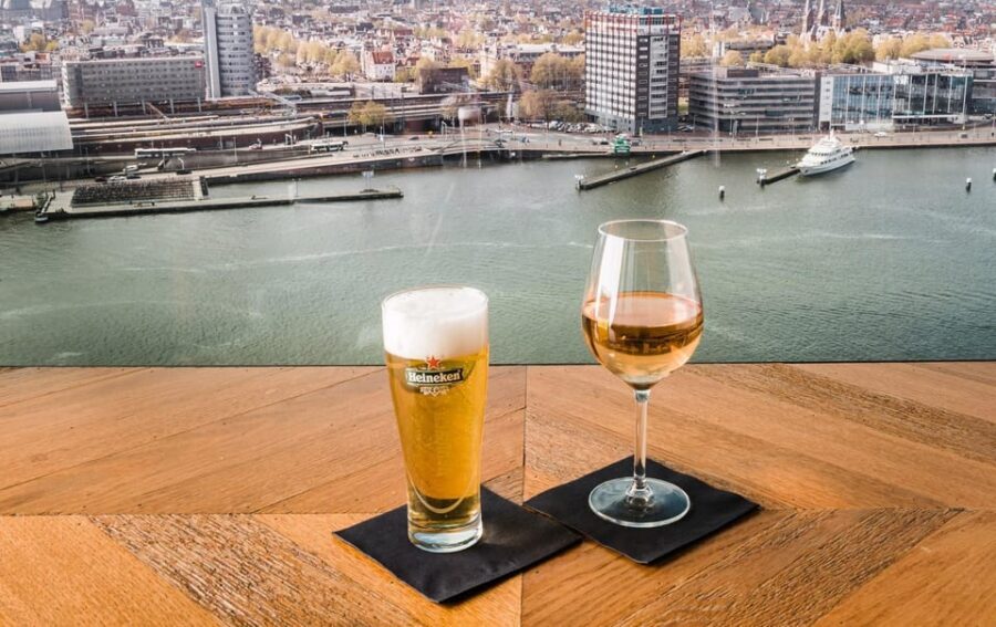 Amsterdam: A'DAM Lookout Entry Ticket with 2 Drinks - The elevator wow moment: 20 floors in 20 seconds