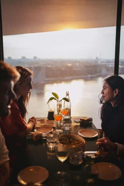 Amsterdam: A'DAM Lookout with Revolving Restaurant Moon - The 100-meter perspective: canals, port energy, and polder country