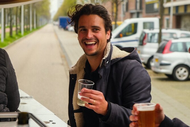 Amsterdam Beer Bike Blast Private Tour - With Beer On Tap - Beer on Tap, Fizzy Wine, and the Host Energy (Vedant-Style)