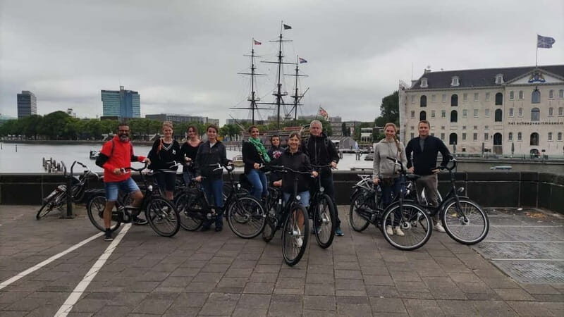 Amsterdam bike tour with a French-speaking guide local! - Dam Square, Westerkerk, and the canal-belt logic you’ll actually remember