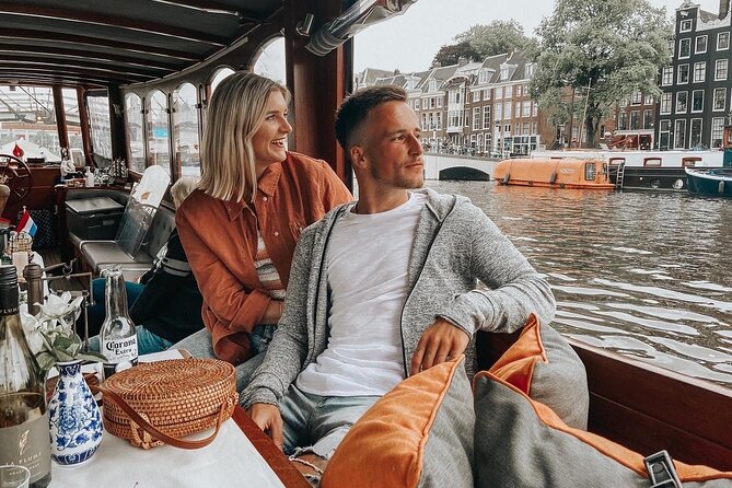 Amsterdam Canal Cruise in Classic Salon Boat With Drinks and Cheese - Finding the boat: orange crew, Leliegracht 50, and what to do if nothing’s there