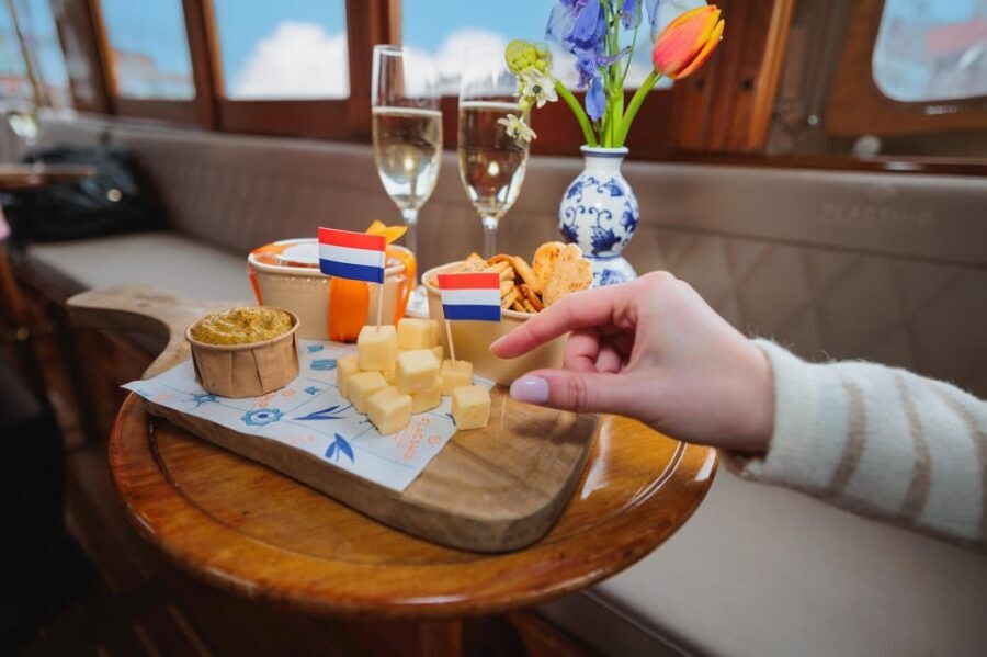 Amsterdam: Canal Cruise with Bubbles & Bites - Bubbles and Bites: What You Actually Get (and Allergies)