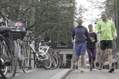 Amsterdam city center run tour - Morning logistics: an 8:30 start with pickup at your door