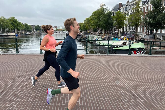 Amsterdam city center run tour - Jordaan after Anne Frank: where the streets feel lived-in