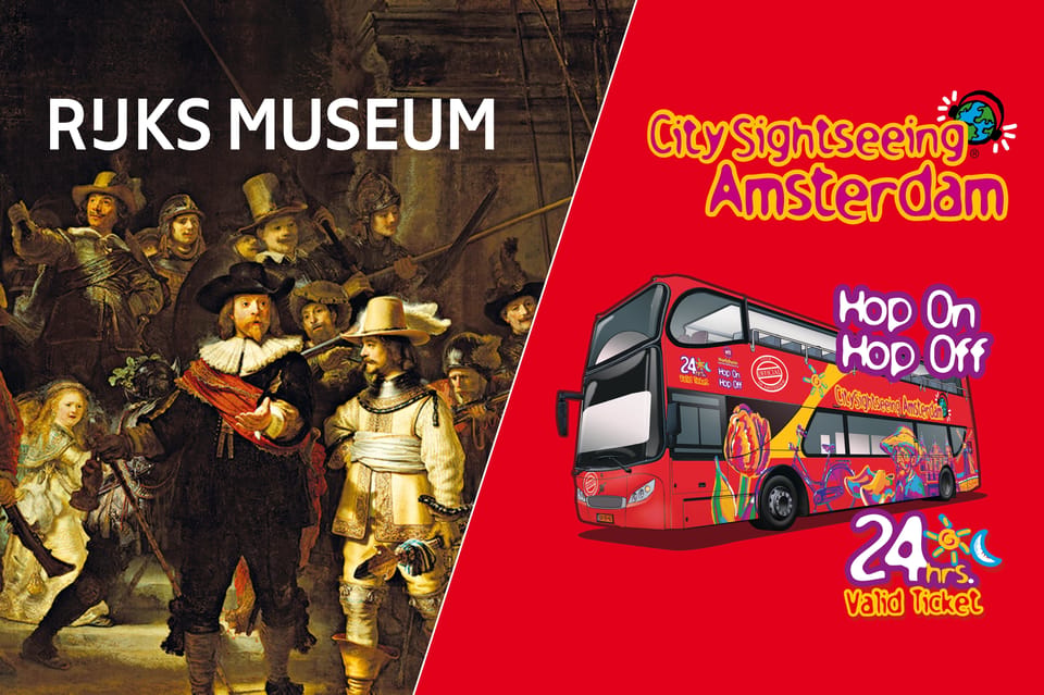 Amsterdam: Combo Rijksmuseum & Hop-On Hop-Off Bus - Why this Amsterdam combo works: museum time plus city orientation