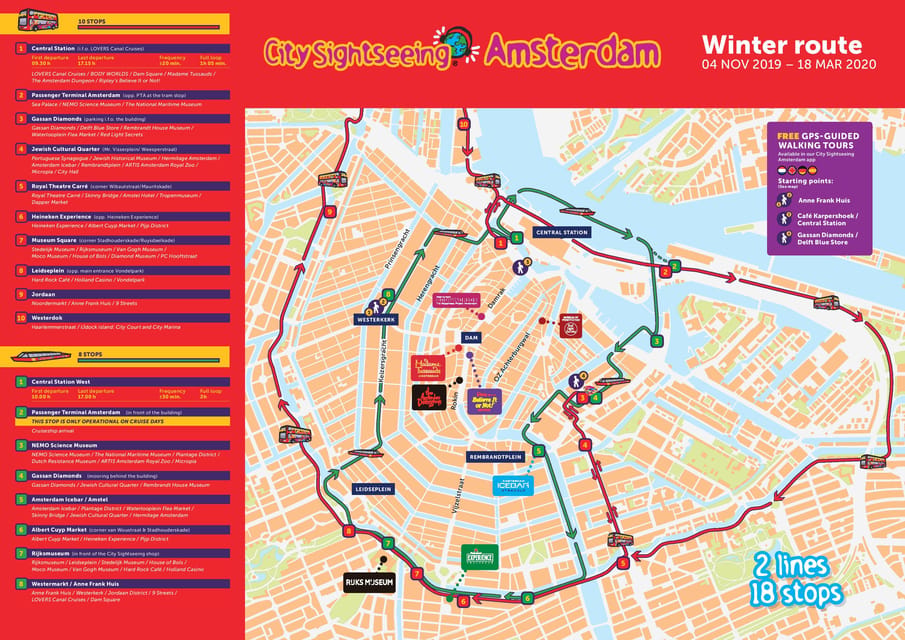 Amsterdam: Combo Rijksmuseum & Hop-On Hop-Off Bus - How I’d handle the bus logistics: finding stops and reducing wasted time