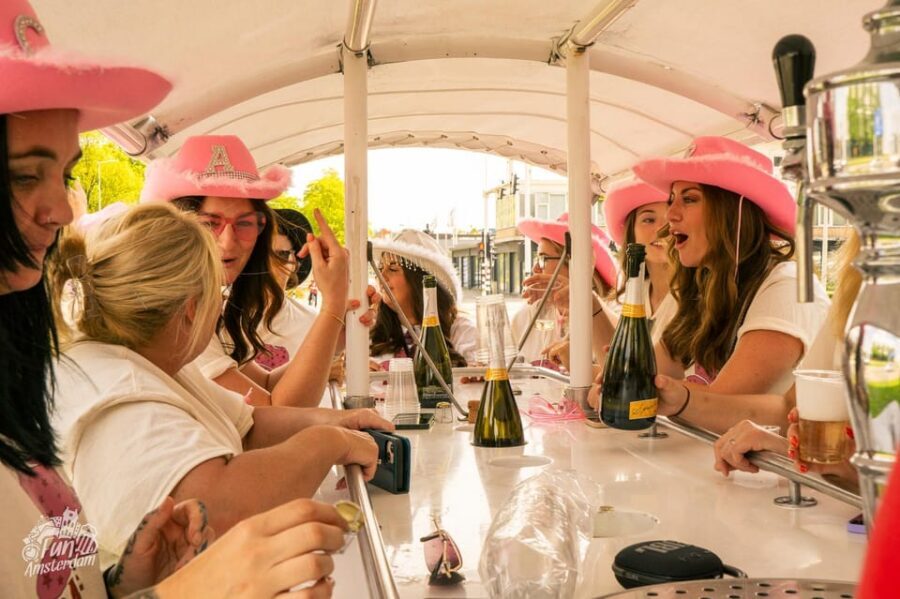 Amsterdam: Dutch Prosecco Party Bike - Prosecco quantity and what to expect from the bubbly