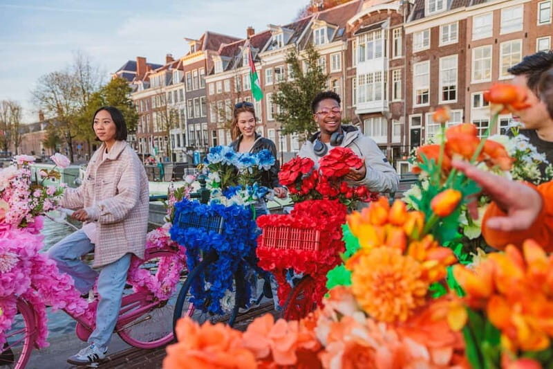 Amsterdam: Explore Canals, Guided Tour on Flower Bikes - Who should book this FlowerBike tour