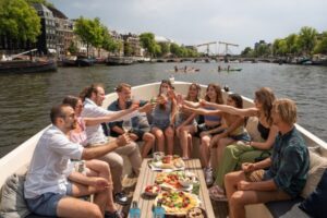 Amsterdam: German Guided Canal Cruise with on Board Bar - Getting There: Starboard Dock Near Rembrandtplein