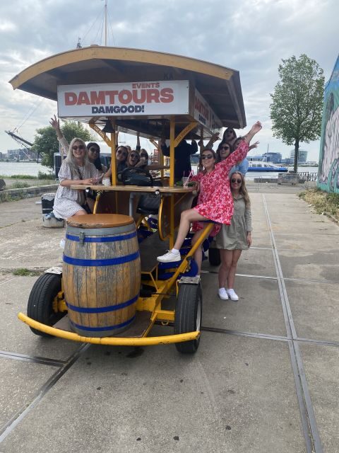 Amsterdam: Guided Beer or Prosecco Bike Tour - Beer Bike Fun, With a Real Structure Behind It