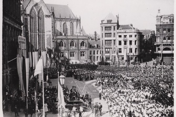 Amsterdam in World War II Tour - Stop-by-Stop: Anne Frank Exterior, Magna Plaza, and Dam Square