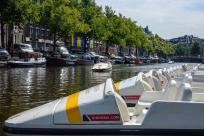 Amsterdam Independent Sightseeing by Pedal Boat - The Most Important Logistics: Piers, Mobile Ticket, and the €20 Deposit