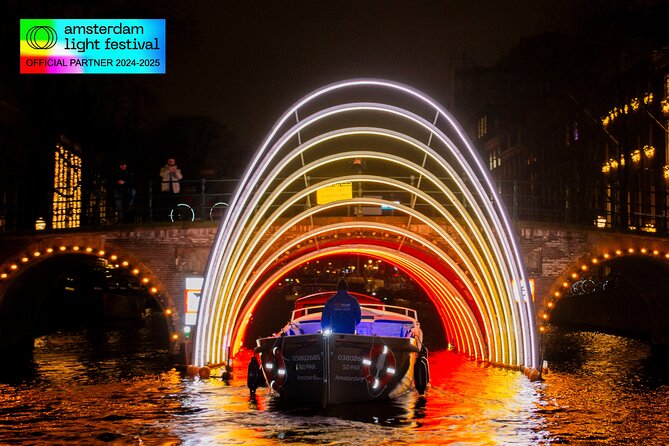 Amsterdam Light Festival Canal Cruise + Unlimited Drinks Option - The route and stops: what you’re really seeing in 75 minutes