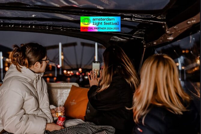 Amsterdam Light Festival: Cruise Unlimited Drinks & Bite option - The Amsterdam Light Festival, From the Best Seat in Town