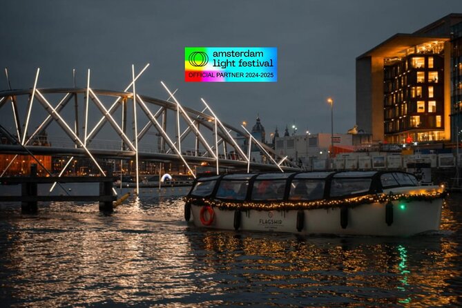 Amsterdam Light Festival: Cruise Unlimited Drinks & Bite option - Two Stops That Give the Cruise a Sense of Place