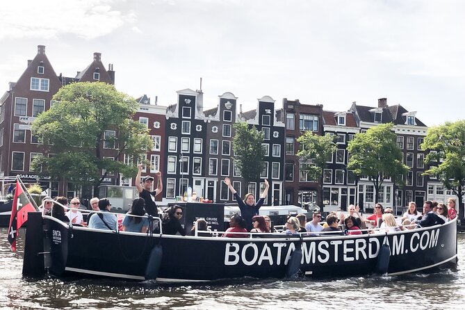 Amsterdam Open Boat Cruise in Old City Centre with Drinks Options - First Minutes Matter: Starting by the Hermitage Dock