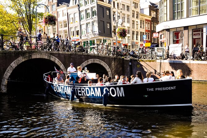 Amsterdam Open Boat Cruise in Old City Centre with Drinks Options - The Drinks Choice: Two Drinks or Free-Flow Energy