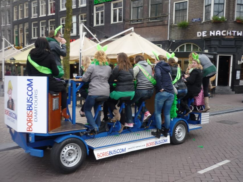 Amsterdam: Party Bike Tour with Beer - Amsterdam North route: canals and a different kind of sightseeing