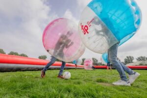Amsterdam: Private Bubble Football Game - The match itself (30–60 minutes): how your bubble football showdown unfolds