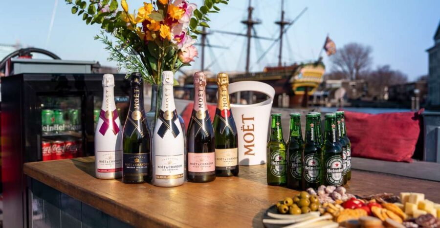 Amsterdam: Private Canal Cruise with Drinks and Snacks - Unlimited beer, wine, soda, and bitterballen: the food-and-drink reality check