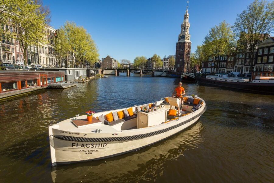Amsterdam: Private Cruise with Drinks & Pizza or Burger - What You’re Really Paying For: Privacy + a Captain, Not a Ticket Line