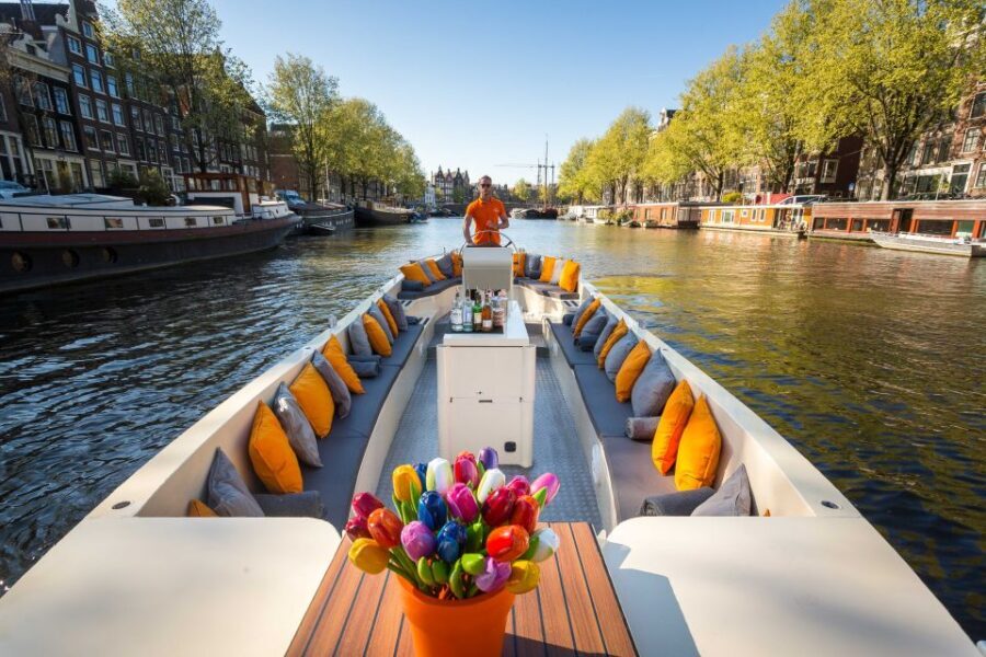 Amsterdam: Private Prosecco Canal Cruise Tour - Prosecco, party energy, and the music restriction you should plan for