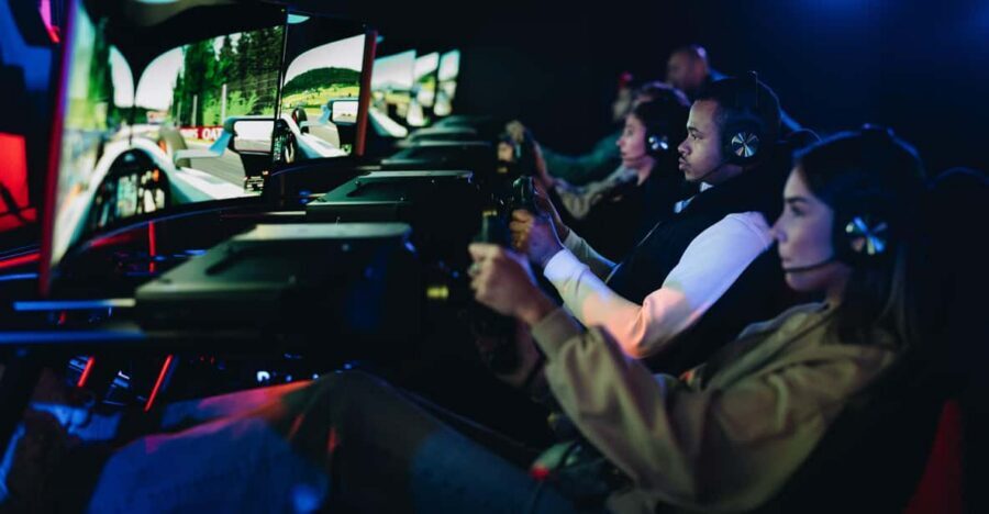 Amsterdam: Racing Experience at A'DAM VR Game Park (no VR) - Racing up to 14 players: the group factor that changes everything