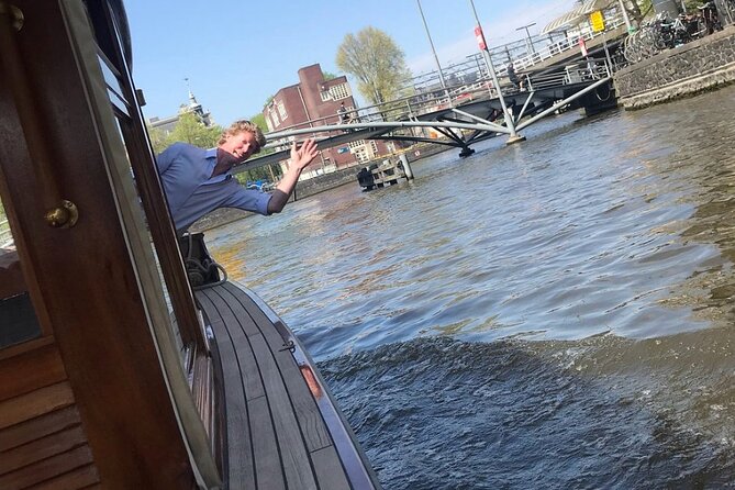 Amsterdam small-group canal cruise in 1920s saloon boat - A 1928 Fully Electric Saloonboat Makes the Ride Feel Different