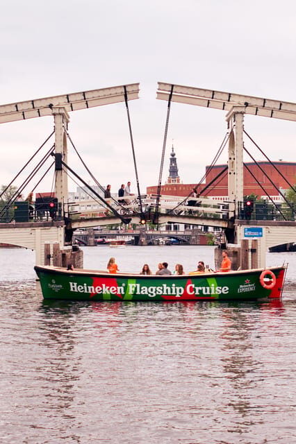 Amsterdam: The Heineken Flagship Canal Cruise - The Beer Part: One Included Premium Pour, Plus Tasting Energy