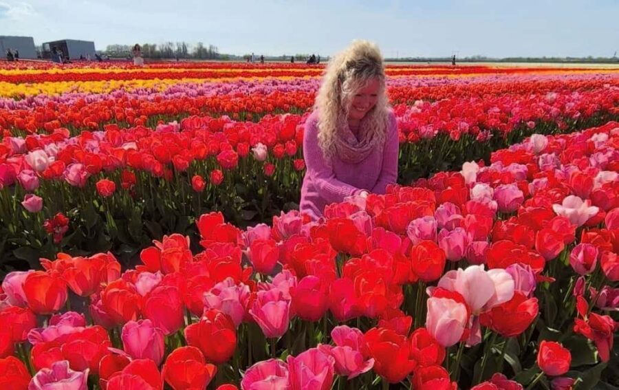 Amsterdam : Tulip Wonderland Tour - Tulip Barn: the garden design, photo time, and why it works