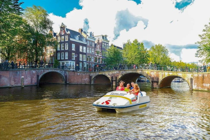 Amsterdam: Unique Pedal Boat Experience in the Canals - Key Canal-Bike Highlights