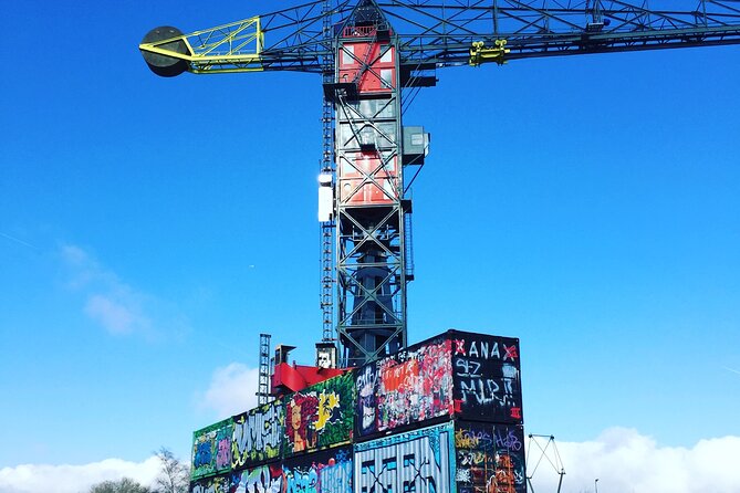 Amsterdam's Hidden Gems and Street Art Bike Tour - Faralda Crane Hotel: the crane turned into a hotel