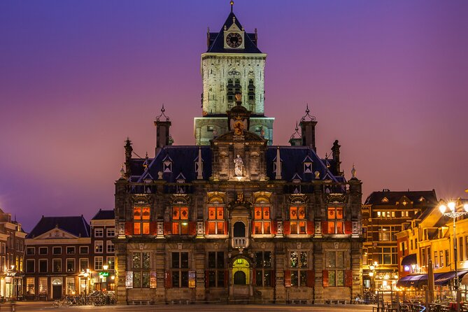 From Amsterdam: Day Trip to Rotterdam, Delft & Hague with Cruise - Delft canals, royal burials, and a Delft Blue factory stop