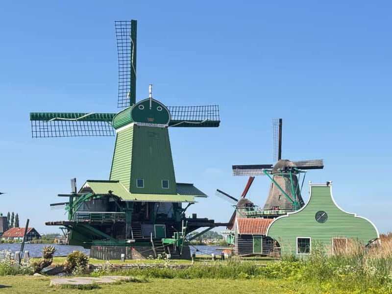 From Amsterdam: Zaanse Schans Windmills & More - E-Bike Tour - NDSM Werf and the ride back to Amsterdam Centraal
