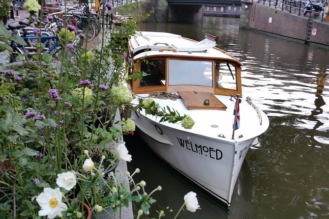 Private Guided Historic Amsterdam Canal Cruise in a Salon Boat - Anne Frank House from the canal: a quick look that sets up a deeper visit