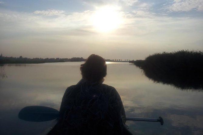 Small-Group Guided Sunset Canoe Tour in Waterland with Dinner - The optional swim stop: fun if conditions cooperate