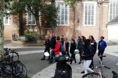 The Anne Frank Tour (Jewish Neighborhood & Amsterdam during WWII) - Outside the Anne Frank House: the stop that sets the emotional tone