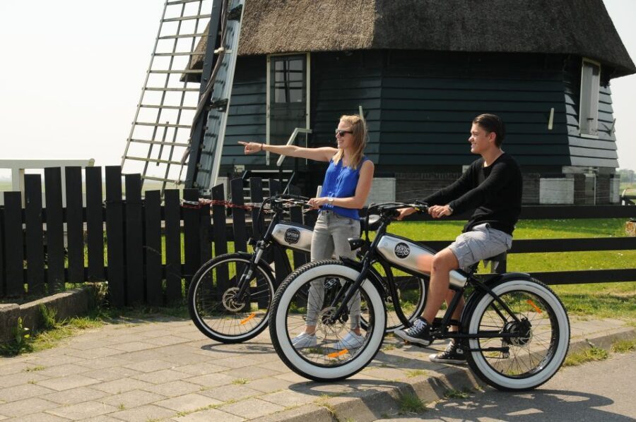 Volendam: E-Fatbike Rental - Going Further: Marken by Dike, Then the Boat Back to Volendam