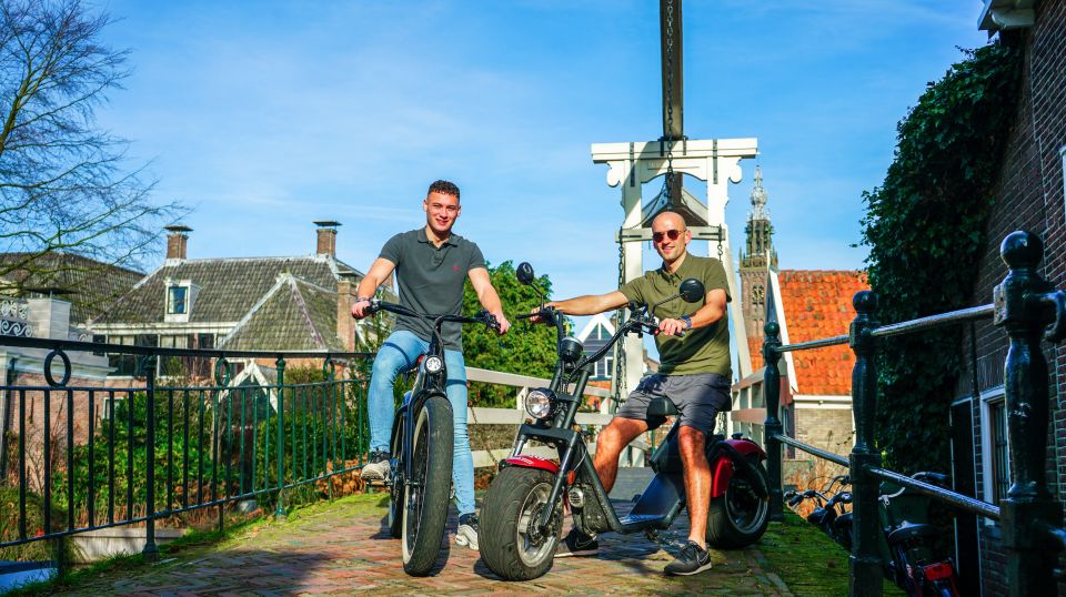 Volendam: E-Scooter Rental - Marken Option: A Longer Excursion and the Boat Back Idea