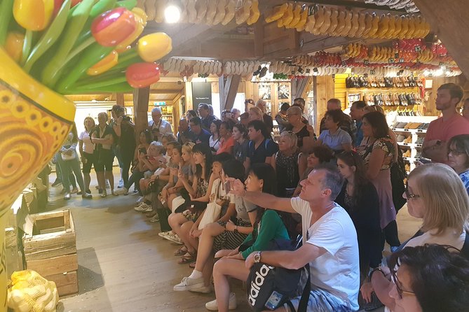 Zaanse Schans windmill tour with Italian guide - Kooijman Souvenirs & Clogs: the wooden shoe show you can actually watch